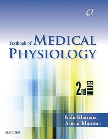 Book cover number 1 for Textbook Of Medical Physiology written by Indu Khurana, Arushi Khurana published by Elsevier