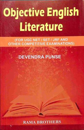 Book cover number 1 for Objective English Literature written by Devendra Punse published by Rama Brothers India Pvt. Ltd.