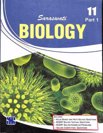 Book cover number 1 for Biology Class 11 Part-1 written by S. Venugopal published by New Saraswati House (India) Pvt. Ltd.
