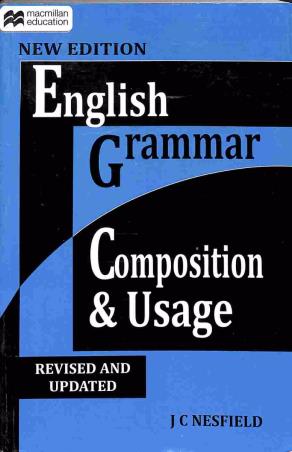 Book cover number 1 for English Grammar Composition & Usage written by J. C. Nesfield published by Macmillan Education