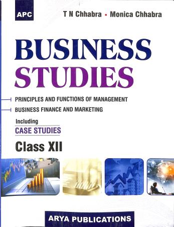 Book cover number 1 for APC Business Studies Class 12 written by T. N. Chhabra, Sandhya Chhabra, Monica Chhabra published by Arya Publications