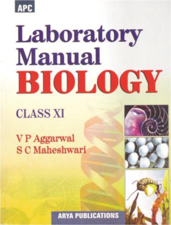 Book cover number 1 for APC Laboratory Manual Biology Class 9 written by S. C. Maheshwari, V. P. Aggarwal published by Arya Publications