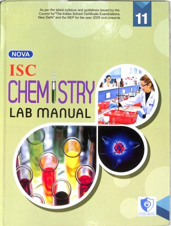 Book cover number 1 for ISC Chemistry Lab Manual Class 11 (NEP) written by A. Kumar published by Evergreen Publications (India) Ltd.