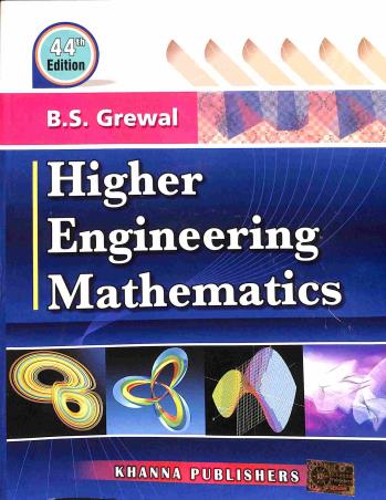 Book cover number 1 for Higher Engineering Mathematics (44th Edition) written by B. S. Grewal published by Khanna Publishers
