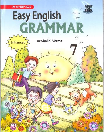 Book cover number 1 for Easy English Grammar 7 (NEP 2020) written by Shalini Verma published by New Saraswati House (India) Pvt. Ltd.