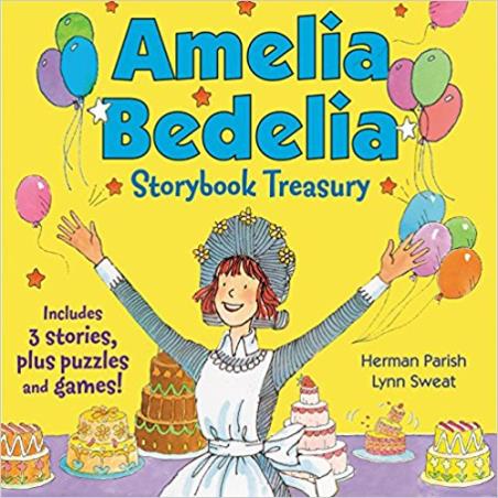 Book cover number 1 for Amelia Bedelia Storybook Treasury #2 written by Herman Parish published by Greenwillow Books
