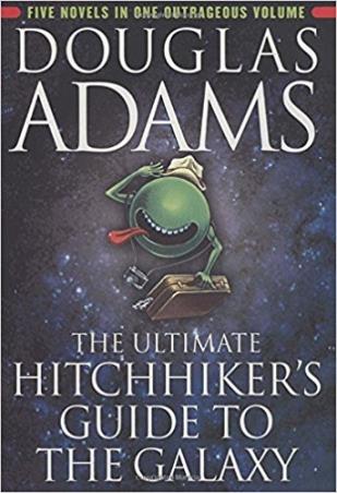 Book cover number 1 for The Ultimate Hitchhikers Guide To The Galaxy written by Douglas Adams published by Random House