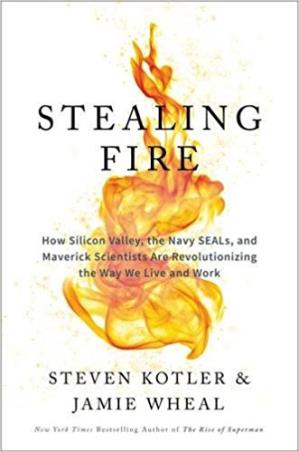 Book cover number 1 for Stealing Fire written by Steven Kotler, Jamie Wheal published by Dey Street Books