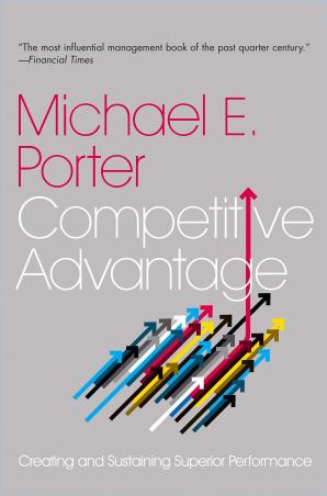 Book cover number 1 for Competitive Advantage written by E. Michael Porter published by Simon & Schuster