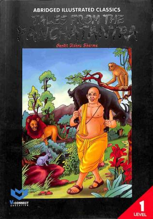 Book cover number 1 for Tales From The Panchatantra Level 1 written by Vishnu Sharma published by V-Connect Education