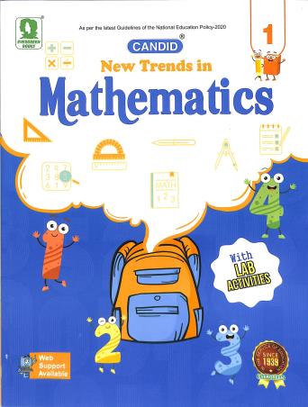 Book cover number 1 for Candid New Trends In Mathematics 1 (NEP 2020) written by Manoj Kumar Sharma, Manjit Singh published by Evergreen Publications (India) Ltd.