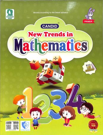 Book cover number 2 for Candid New Trends In Mathematics Primer (NEP 2020) written by Manoj Kumar Sharma, Manjit Singh published by Evergreen Publications (India) Ltd.