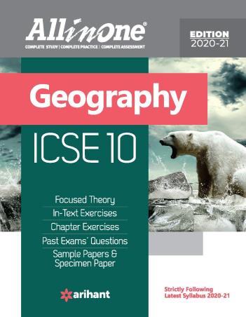Book cover number 1 for All In One Geography ICSE Class 10 written by Farah Sultan, Reena Kar published by Arihant Prakashan