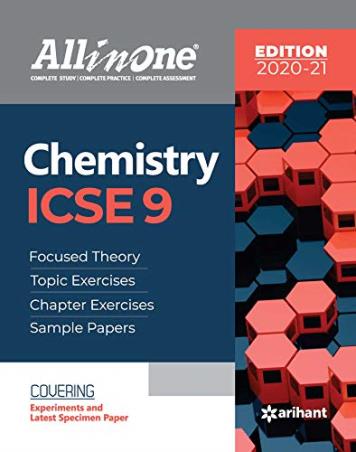 Book cover number 1 for All In One Chemistry ICSE Class 9 written by Saleha Parvez, Shikha Goel published by Arihant Prakashan