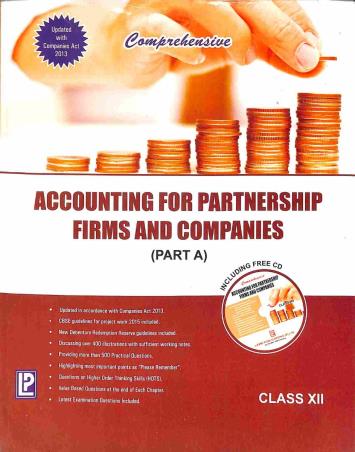 Book cover number 1 for Comprehensive Accounting For Partnership Firms And Companies (Part A) Financial Statement Analysis ( written by S. A. Siddiqui, A. S. Siddiqui published by Laxmi Publications (P) Ltd.