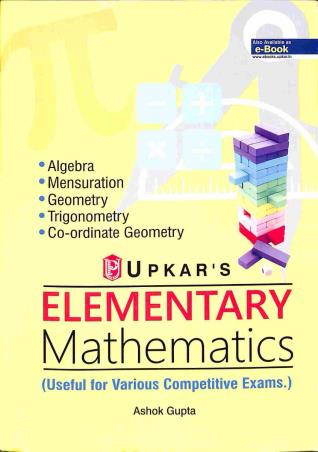 Book cover number 1 for Elementary Mathematics written by Ashok Gupta published by Upkar Prakashan