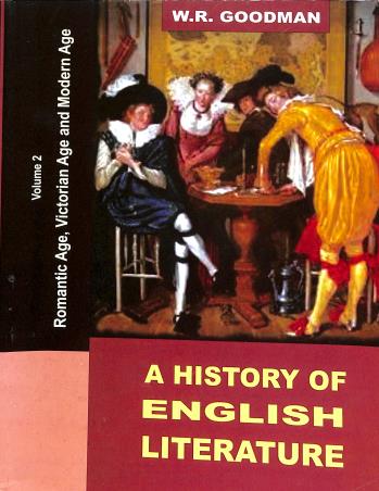 Book cover number 1 for A History Of English Literature Volume 2 written by W. R. Goodman published by Doaba House