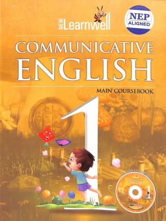 Book cover number 1 for New Learnwell Communicative English Main Coursebook 1 (NEP 2020) written by D. P. Bhanot, Shailja Sangar, Kushagra Sangar published by Holy Faith International (P) Ltd
