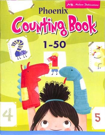Book cover number 1 for Phoenix Counting Book 1-50 written by R. K. Sabarwal published by Modern Publications