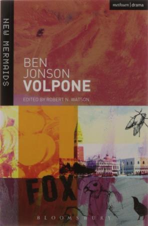 Book cover number 1 for Volpone written by Ben Jonson published by Bloomsbury Publishing