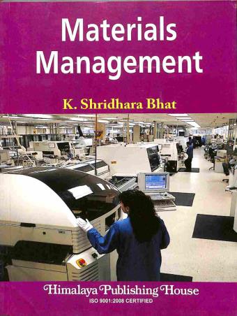 Book cover number 1 for Materials Management written by K. Shridhara Bhat published by Himalaya Publishing House