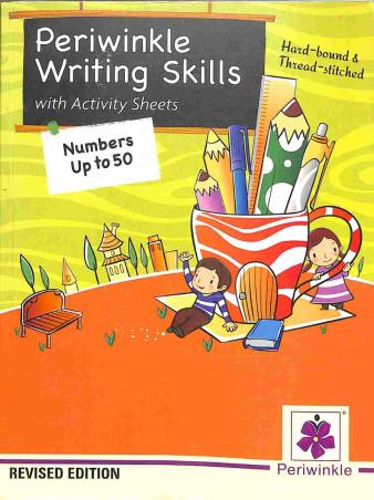 Book cover number 1 for Periwinkle Writing Skills With Activity Sheets Numbers Up To 50 written by Richa Kumar published by Periwinkle Books