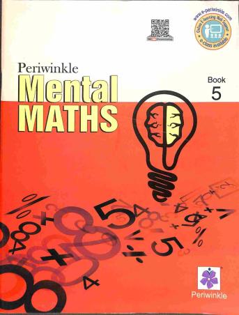 Book cover number 1 for Periwinkle Mental Maths Book 5 written by Maya P. A. published by Periwinkle Books