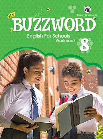 Book cover number 1 for New Buzzword English For Schools Workbook 8 written by V. Sasikumar published by Orient BlackSwan
