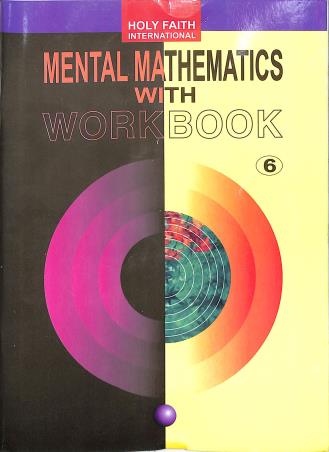 Book cover number 1 for Mental Mathematics With Workbook 6 written by S. P. Gupta published by Holy Faith International (P) Ltd