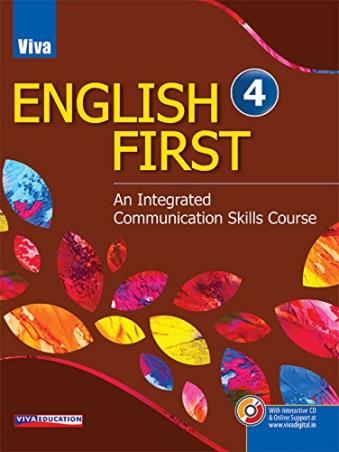 Book cover number 1 for English First 4 (An Integrated Communication Skills Course) written by Anju Gupta published by Viva Education