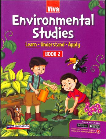 Book cover number 1 for Environmental Studies Book 2 (Learn - Understand - Apply) written by Neha Sharma, Zainab H. Razavi published by Viva Education