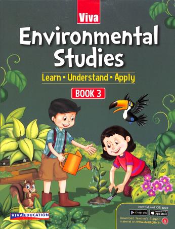 Book cover number 1 for Environmental Studies Book 3 (Learn - Understand - Apply) written by Neha Sharma, Zainab H. Razavi published by Viva Education
