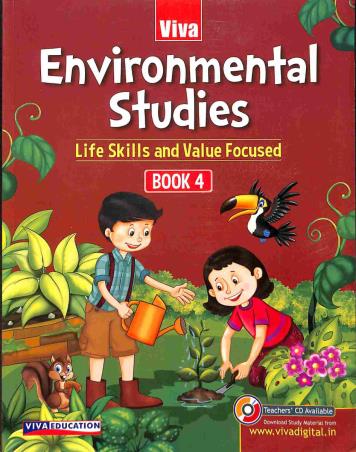 Book cover number 2 for Environmental Studies Book 4 (Life Skills And Value Focused) NEP written by Neha Sharma, Zainab H. Razavi published by Viva Education