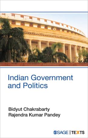 Book cover number 1 for Indian Government And Politics written by Bidyut Chakrabarty, Rajendra Kumar Pandey published by Sage Publications