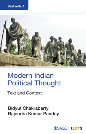 Book cover number 1 for Modern Indian Political Thought written by Bidyut Chakrabarty, Rajendra Kumar Pandey published by Sage Publications