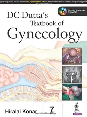 Book cover number 1 for DC Dutta's Textbook Of Gynecology written by Hiralal Konar published by Jaypee Brothers Medical Publishers (P) Ltd.