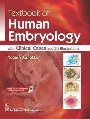 Book cover number 1 for Textbook Of Human Embryology written by Yogesh Sontakke published by CBS Publishers & Distributors Pvt. Ltd.