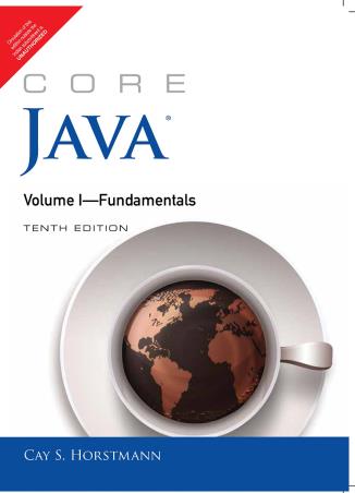 Book cover number 1 for Core Java Volume I -Fundamentals written by Cay S. Horstmann published by Pearson Education