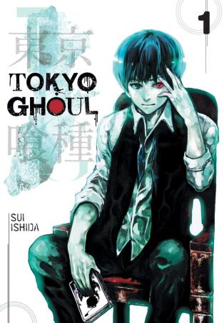 Book cover number 1 for Tokyo Ghoul Volume 1 written by Sui Ishida published by Viz Media