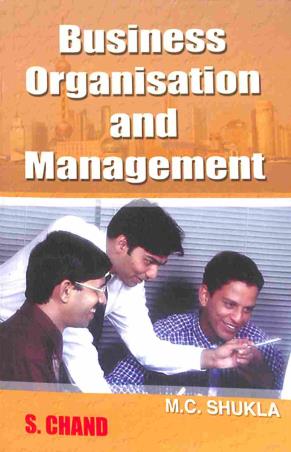 Book cover number 1 for Business Organisation And Management written by M. C. Shukla published by S. Chand Publishing