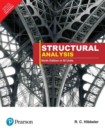 Book cover number 1 for Structural Analysis written by R. C. Hibbeler published by Pearson Education