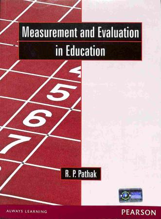 Book cover number 1 for Measurement And Evaluation In Education written by R. P. Pathak published by Pearson Education