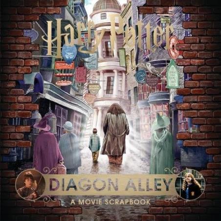 Book cover number 1 for Harry Potter : Diagon Alley (A Movie Scrapbook) written by Warner Brothers published by Bloomsbury Publishing
