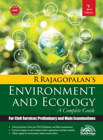 Book cover number 1 for Environment & Ecology : A Complete Guide written by R. Rjagopalan published by Oak Bridge