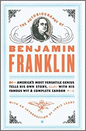 Book cover number 1 for The Autobiography Of Benjamin Franklin written by Benjamin Franklin published by Simon & Schuster