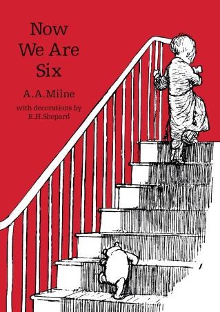 Book cover number 1 for Now We Are Six written by A. A. Milne published by Egmont