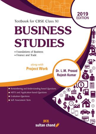 Book cover number 1 for Business Studies : Textbook For CBSE Class 11 (Along With Project Work) written by L. M. Prasad, Rajesh Kumar published by Sultan Chand & Sons (P) Ltd