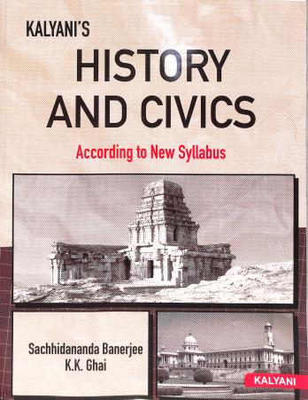 Book cover number 1 for Kalyani's History And Civics ICSE Class 9 written by K. K. Ghai, Sachidananda Banerjee published by Kalyani Publishers