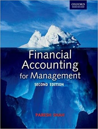 Book cover number 1 for Financial Accounting For Management written by Paresh Shah published by Oxford University Press