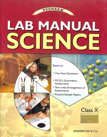 Book cover number 1 for Pioneer Lab Manual Science Class 10 written by M. L. Soni, Shweta Sharma published by Dhanpat Rai & Co. (Pvt.) Ltd.